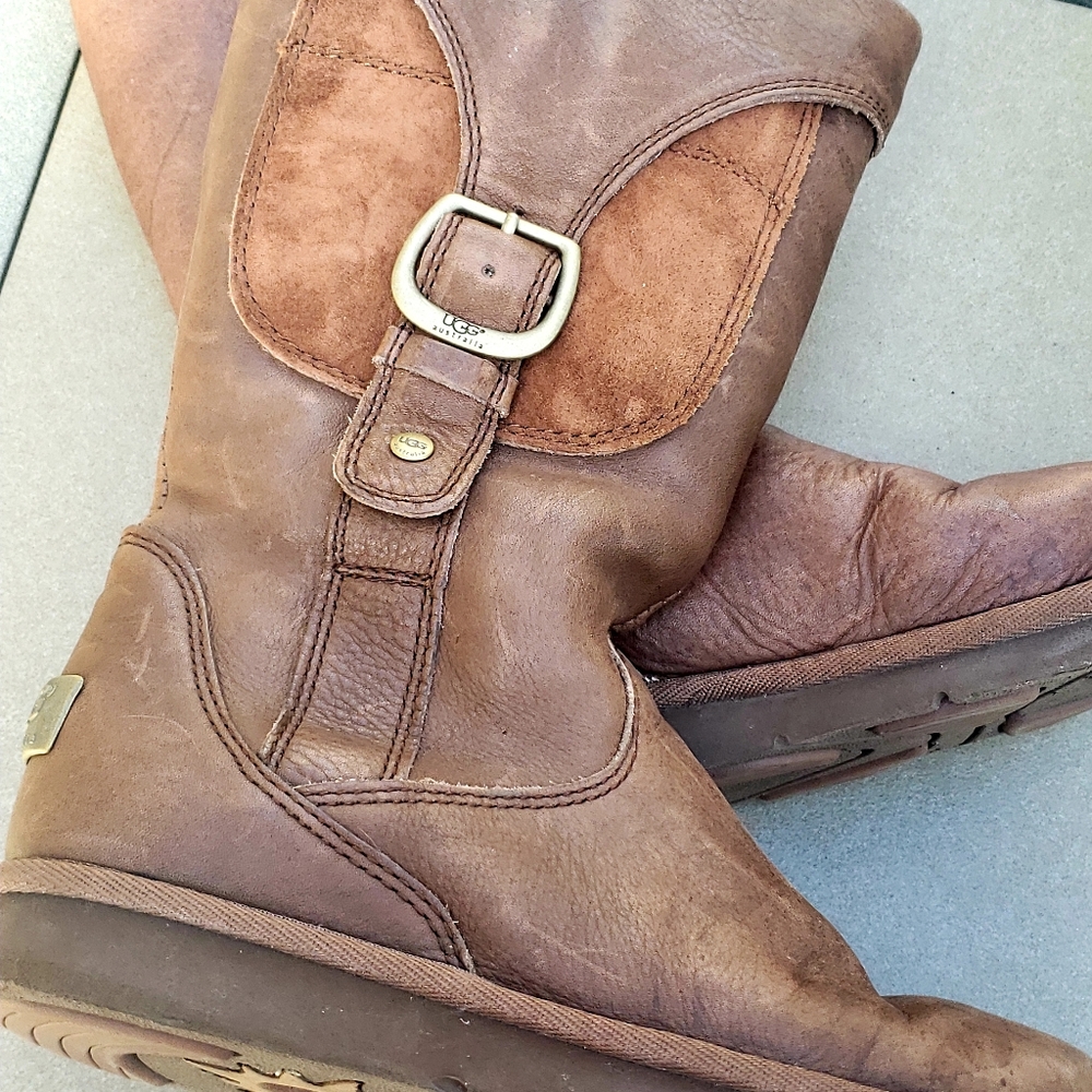 Ugg women's leather tall boots